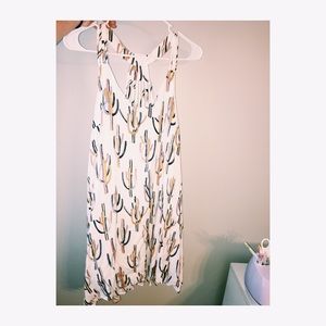 cactus flowy dress